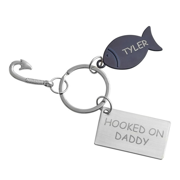 ONLINE Personalized Hooked On You Keychain Available