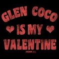 thumbnail image 2 of Men's Mean Girls Distressed Glen Coco Is My Valentine Pull Over Hoodie Black 2X Large, 2 of 4