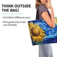 thumbnail image 2 of Easygdp Whimsical Sunflowers Night Sky Bolsas Tote para Mujer, Bolsos de Hombro para Viaje, Bolsos de Mano de Gran Capacidad para Compras y Trabajo, 2 of 8