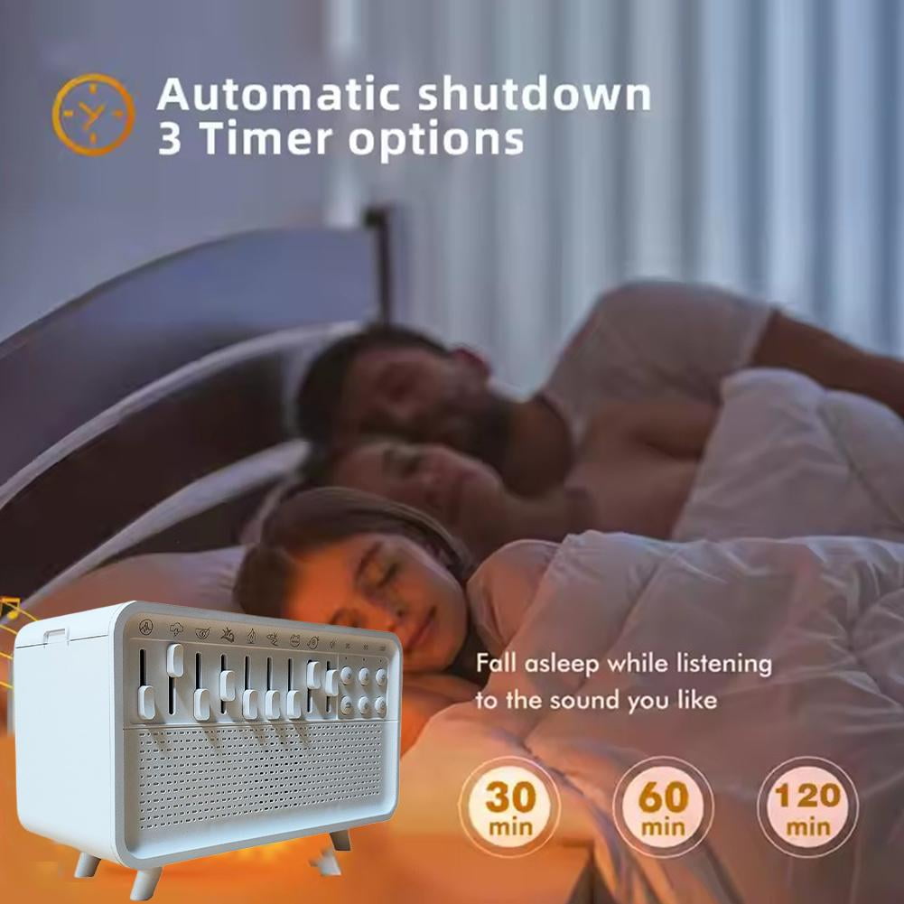 4in1 Flame Diffuser Humidifier Ultrasonic Aromatherapy 8 White Noise Combination Bluetooth Music Player Diffuser Fragrance