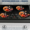 thumbnail image 5 of Gas Stove Burner Cover,Electric Stove Top Protector,Easy to Clean,Classic Wine Elements Barrel, Bottle, Glasses and Grapes, 5 of 7