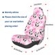 thumbnail image 3 of Balery Funny Panda Draws A Heart Funda de Asiento para Auto con Diseño - Cubierta Frontal Suave y Transpirable con Protector Antideslizante- 1 Unidad, 3 of 5