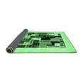 thumbnail image 2 of Ahgly Company Indoor Rectangle Abstract Emerald Green Contemporary Area Rugs, 5' x 7', 2 of 4