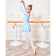 thumbnail image 5 of Stelle Girl's Long Sleeve Ballet Leotards with Sheer Skirt, 5 of 5