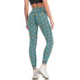 thumbnail image 3 of Grilled Cheese Sandwich Cheddar Toasted Bread Leggings legging push up harem pants sports woman gym Womens Leggings, 3 of 6
