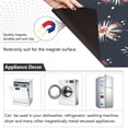 thumbnail image 4 of Yayeee Magnetic Dishwasher Cover for The Front Decoration Home Kitchen Machine Sticker Protector, Red Fireworks Pattern, 4 of 6