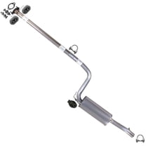 Stainless Steel Exhaust Resonator Pipe Fits 2000-2004 Ford Focus 2.0L - Direct Fit