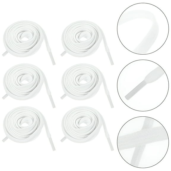 TELOLY 4 Pairs Flat Shoelaces Replacement Sneaker Laces Shoelaces Casual Sneakers Shoe Laces (120cm)