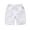 White, variant on hoksml Kids Basic Summer Cotton Shorts Drawstring Elastic Waist Pockets Soft Fabric Multi Color Everyday Casual Shorts