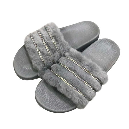 

Ugg Slippers Women Shoes for Women Women s Summer Suede Home Shoes Indoor And Outdoor Flash Drilling Slippers