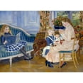 thumbnail image 2 of Renoir, Pierre-Auguste 18x15 Black Ornate Wood Framed with Double Matting Museum Art Print Titled - Childrens Afternoon at Wargemont, 2 of 4