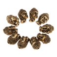 thumbnail image 4 of 2x 10 Pedazos de Collar Adornos en apariencia de Buddha Accesori de Fabricacion Sunnimix Cuentas sueltas de la cabeza de Buda, 4 of 8