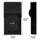 thumbnail image 3 of Cargador USB NP-FW50 para Sony Alpha 6000, 5000, 5100, ILCE-6000, ILCE-7, NEX-5T, NEX-6, NEX-5R, NEX-7, NEX-5, NEX-3N, NEX-3, NEX-C3, SLT-A37 Cámara y más, 3 of 3