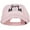 Lt Pink, variant on Dog Mom Words with Paw Embroidered Cotton Cap - Lt Pink OSFM