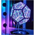 thumbnail image 1 of Infinity Dodecahedron Desk Lamp,Infinite Dodecahedron Color Art Light Night Light,Spiral Space LED Light Adjustable Color Light,Party Atmosphere Adjustable Color Light,Furniture Decoration Table lamp, 1 of 6