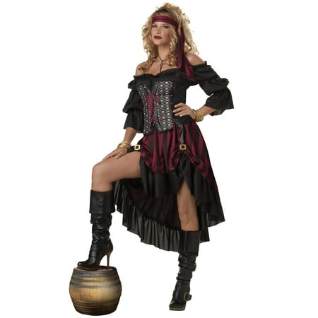 Pirate Wench Adult Costume (Best Female Pirate Costumes)