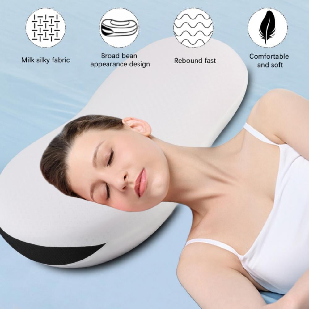 Mcottage Cozy Soft Memory Foam Sleeping Pillow for Lower Back Pain Multifunctional Lumbar Support Cushion