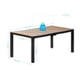 thumbnail image 5 of Juego De Comedor Para Exterior 8 Puestos Tipo Madera Tabaco, 5 of 5