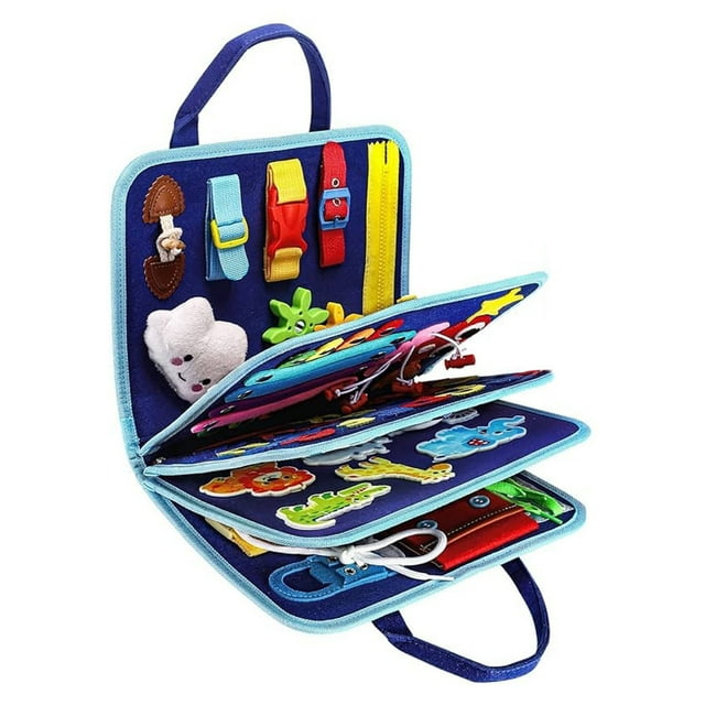 Educational Busy Board For Toddler Early Learning Develops Fine Motor Skills Play & Sensory Exploration Circular Knitting Needles Interchangeable Circular Knitting Needles Size 8 Circular Knitting
