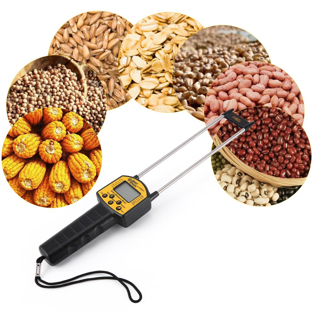 AR991 Digital LCD Grain Moisture Meter for Wheat Corn Rice Peanut Soybean Lovely Summer Grain Moisture Tester