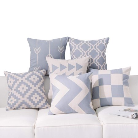 Grey Throw Pillow Covers For Couch Walmart Com