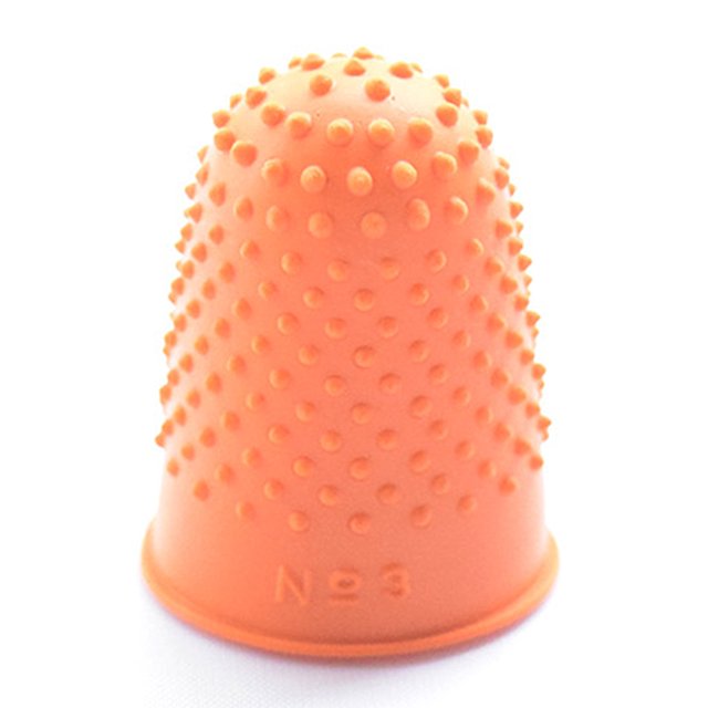 IUYYPU 5Pcs Sewing Protector Counting Quilter Rubber Thimble Needlework Finger Tip