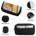 thumbnail image 3 of Calvin And Hobbes Big Capacity Pencil Case, Large Storage Pencil Pouch Pen Case Bag with Zipper, Pencil Case for Office Supplies, 3 of 8