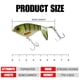 thumbnail image 3 of 3 Piezas de SeñUelos Bass Whoper Plopper, Plopping con Cola Giratoria Flotante, Pesca de Lubina con Anzuelos Triples de, 3 of 5