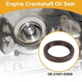 thumbnail image 2 of Unique Bargains 1 Pc Front Crankshaft Oil Seal for Hyundai Elantra 1995-2010 No.21421-23020, 2 of 7