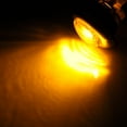 thumbnail image 3 of CCIYU 5pcs Amber 3/4 Inch LED Bullet Light Truck Trailer Clearance Lamp Boat SUV ATV Bike Trailer Marine Electroplate Round Side Marker Light, 3 of 5