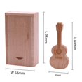 thumbnail image 2 of cueiha Maple Wood Guitar Shaped Usb Flash Drive 3.0/32gb Maple Woodcreative Usb Personalized Musical Instrument, Wood Color, One Piece QyroadwolfMaple Wood Guitar Shaped Usb Flash Drive, 2 of 3