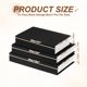 thumbnail image 2 of Uxcell 3Pcs Caja de Libro Falsa, 10.6", 9.8", 8.7" Libros Falsos Decorativos de Lino, 2 of 7