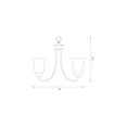thumbnail image 2 of Designers Fountain Malone 5 Light Brushed Nickel Chandelier, D267M-5CH-BN, 2 of 4