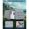 thumbnail image 1 of AKDSteel Housse Imperméable à 4 Couches pour RV de 18-20 Pieds / 20-22 Pieds, Housse de Véhicule Récréatif Robuste avec Protection UV, Protège-Gouttes, Housse de Cric et Sangles Coupe-Vent, 1 of 7