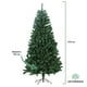 thumbnail image 2 of Árbol de Navidad Pino Artificial 2.10M Frondoso Verde 1000 Ramas Soporte de Metal Skygreen verde 210 cm, 2 of 5