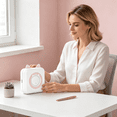 thumbnail image 4 of GJX 2026 New [Christmas Gift] Thermal Mini Printer,Portable Inkless Bluetooth Maker with 1 Rolls Paper,Portable Thermal Printer,For Study,Office,Travel,Journaling,Label Printing,Pink, 4 of 7