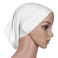 thumbnail image 4 of Soumake Headscarf Cap Delicate Adjustable Mercerized Cotton Solid Color Head Wrap For Daily Wear Fashion, 4 of 7