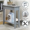 thumbnail image 6 of Convenience Concepts American Heritage Wedge End Table, 6 of 6