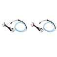thumbnail image 1 of 2X Car Interior LED Dashboard Frame Light Instrument Panel Trim Atmosphere Light for 2015 2016 2017 2018, 1 of 7
