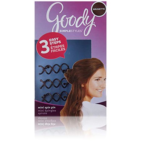 Goody Hair Simple Styles Mini Spin Hair Pin Great For All Hair