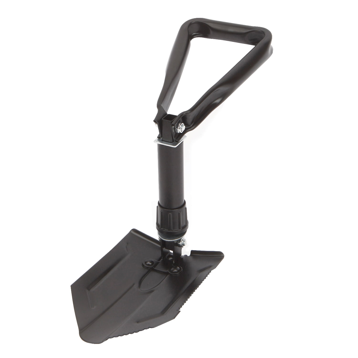 Ozark Trail Heavy Duty Steel Folding Shovel, Black, Model 4803