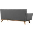 thumbnail image 3 of Modway Engage Left-Arm Upholstered Fabric and Wood Loveseat in Gray, 3 of 3
