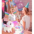 thumbnail image 3 of Unicornio de juguete SOLIEHOO para niñas de 3 a 6 años con mando a distancia, 3 of 8