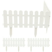 WEUVEB Homeowners Garden Fence White PP 1 Set