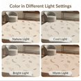 thumbnail image 7 of ODIKA 6'x9' Cream Sand Abstract Curved Lines Washable Area Rug Modern Minimalist Geometric Motifs Contemporary Non-Slip, Chair-Friendly, for Dining Room, Under Table, Office Décor, 7 of 7