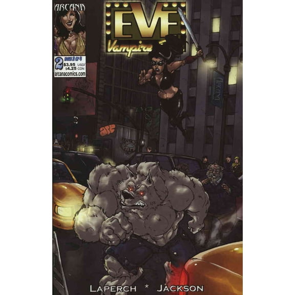 Eve: Vampire Diva #2 VF ; Arcana Comic Book