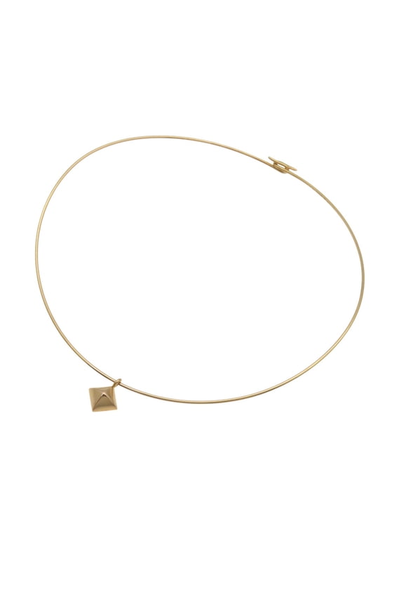 Pre-Owned Herms Collier de Chien 750PG Omega necklace in 18K pink gold (8.4g)...