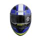 thumbnail image 2 of Casco Moto Integral Azul Amarillo Talla L Certificado, 2 of 6