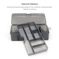 thumbnail image 4 of Caja de almacenamiento ANGGREK para Anzuelos de pesca Gris Translúcido, 4 of 8