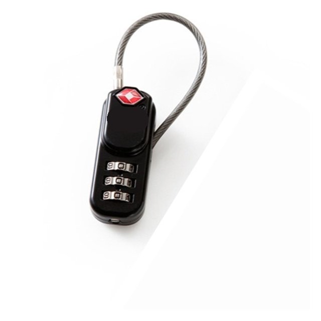U Style TSA Luggage Lock with Cable Rope Suitcase Couple Secure Lock 1pcs